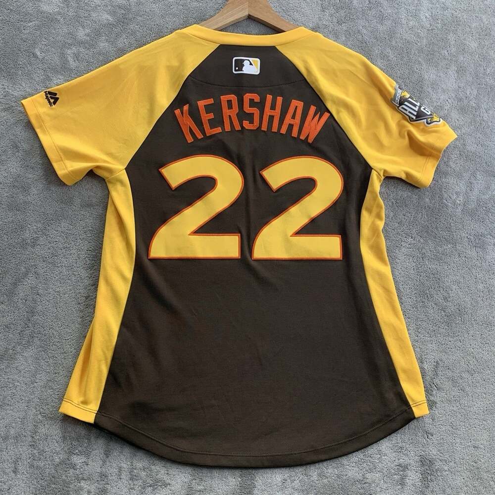 Majestic Jersey Women Large National League Cool Base Kershaw 2016 All Star Game